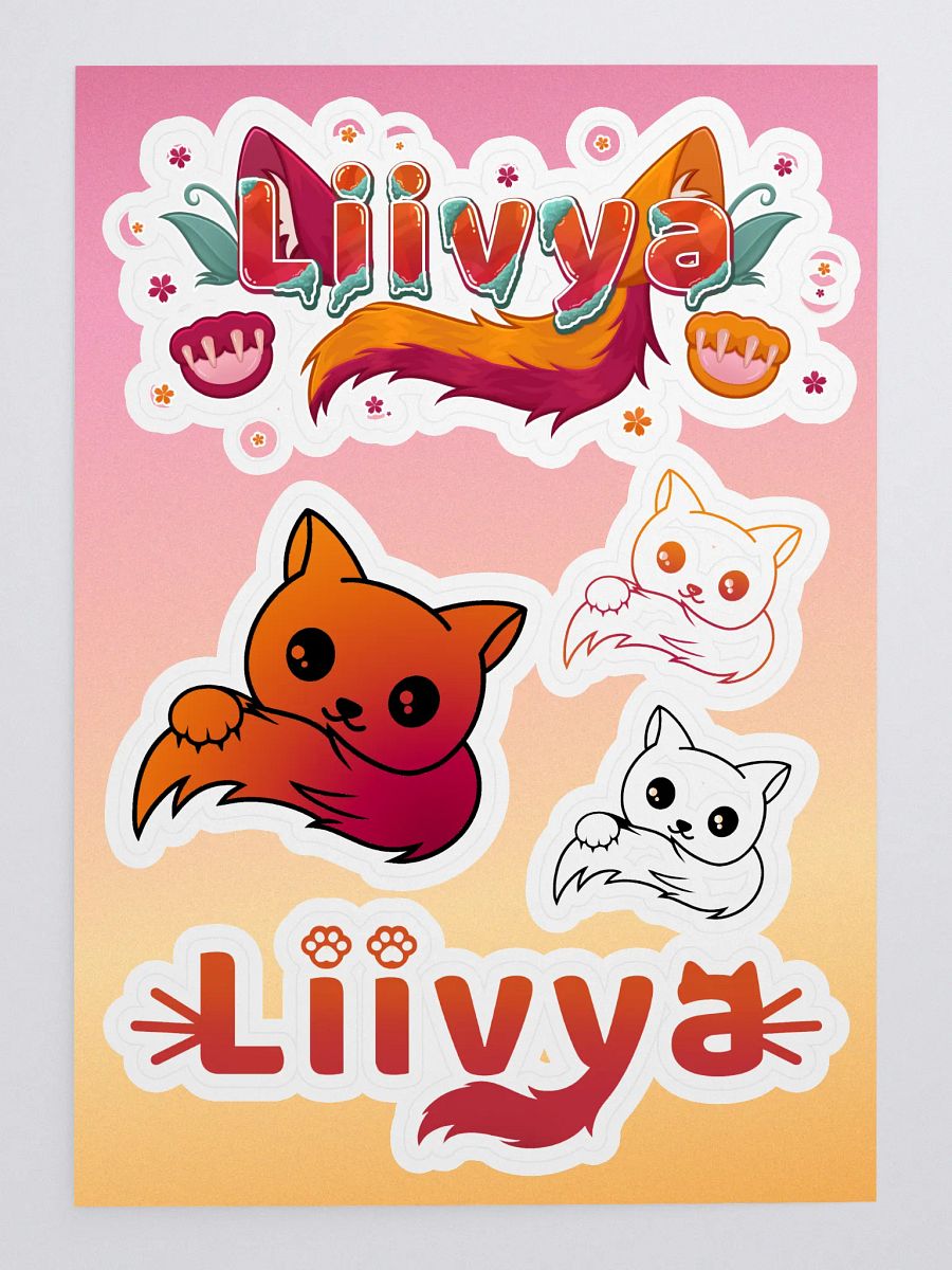 Sticker Set 1: Liivya Logo Stickers product image (3)
