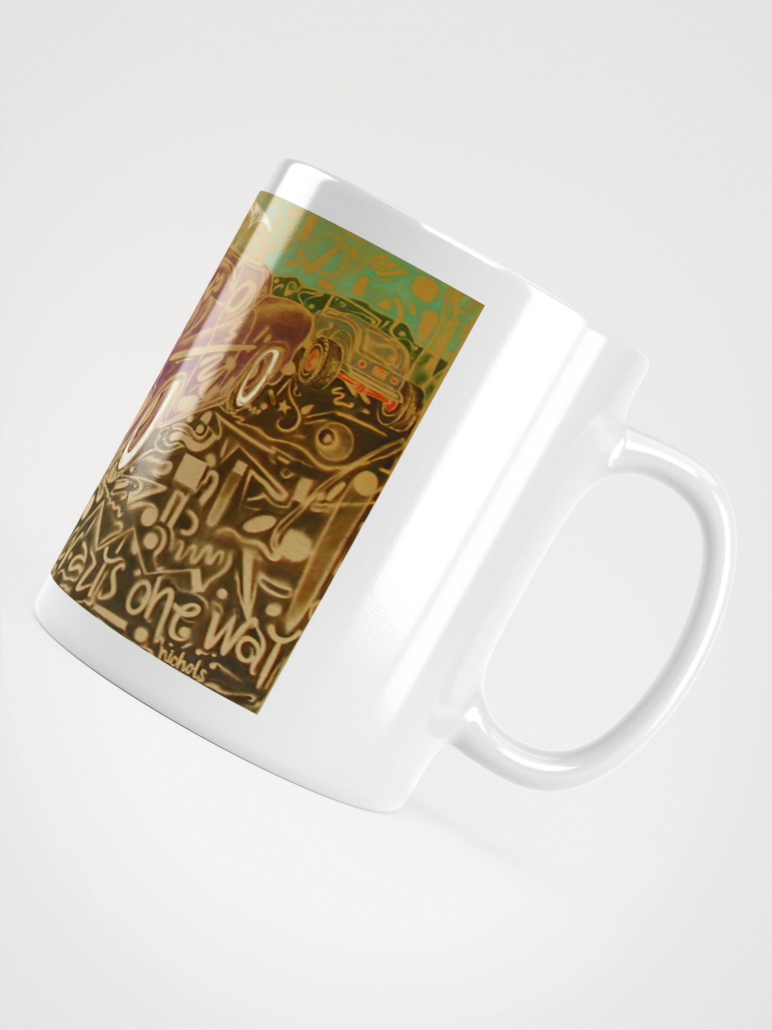 A Century of Rides II White Glossy Mug product image (5)