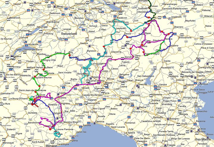 12 DAYS WEST ALPS ON-/OFF-ROAD Tour Book & GPX Data product image (2)