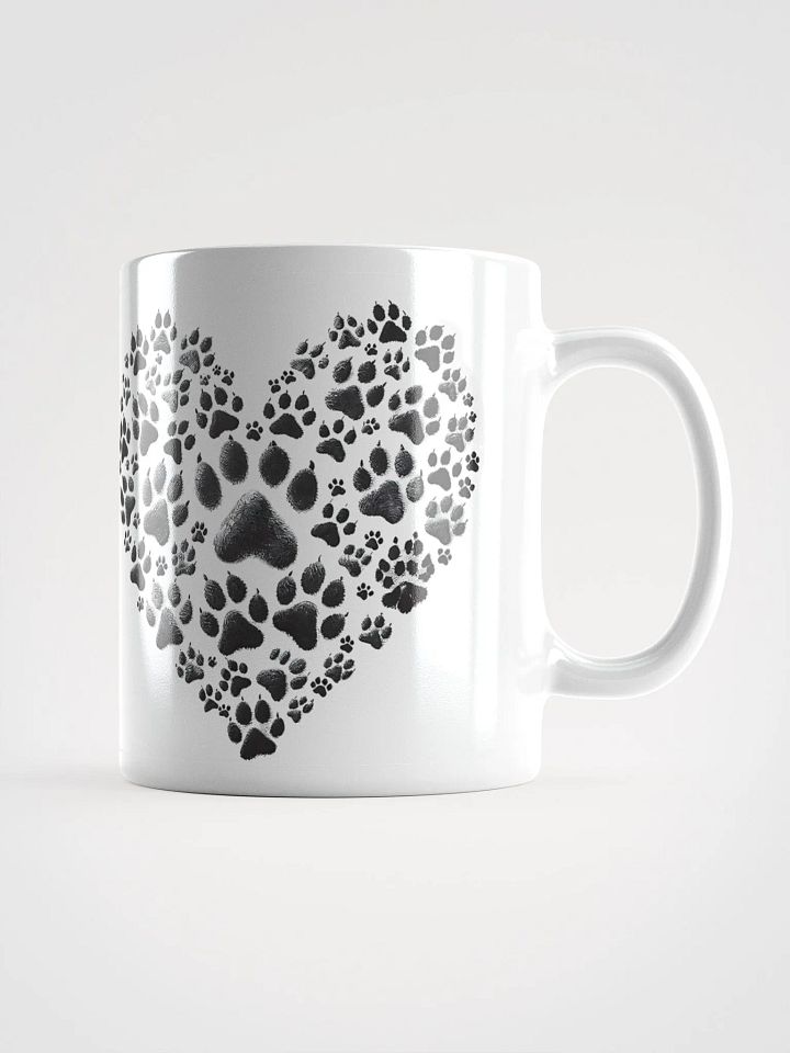 Paws of Love White Glossy Mug product image (1)