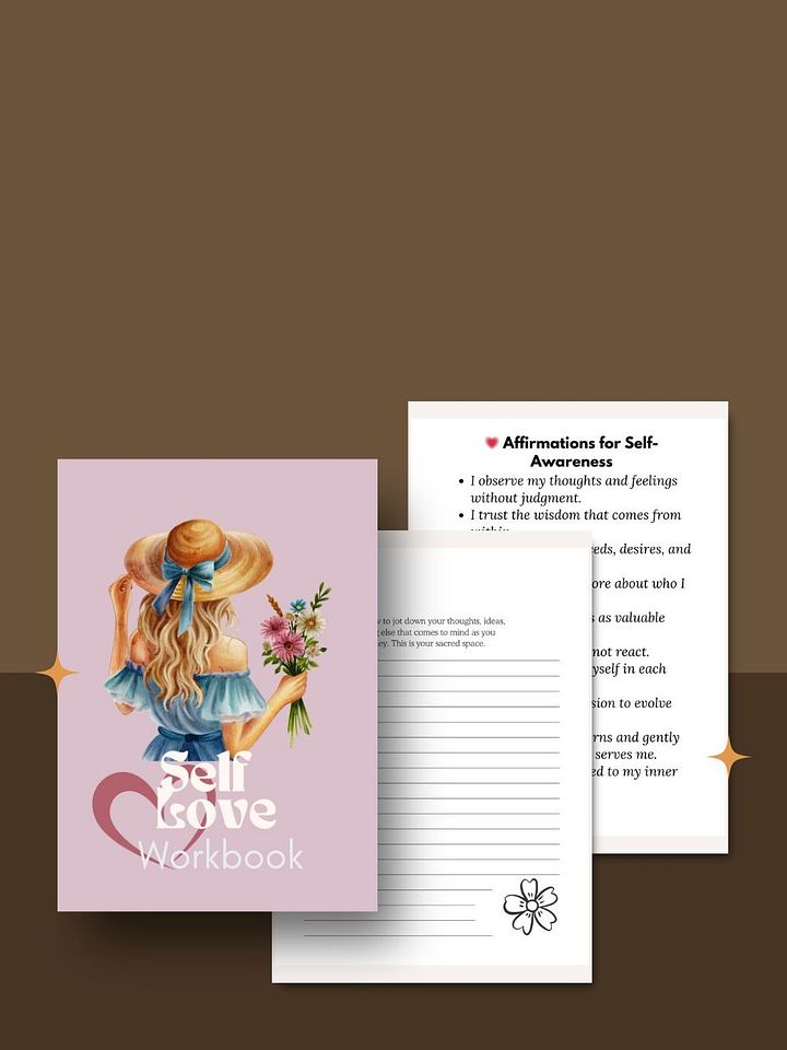 Self-Love Workbook: A Guided Journal for Inner Growth & Reflection product image (2)