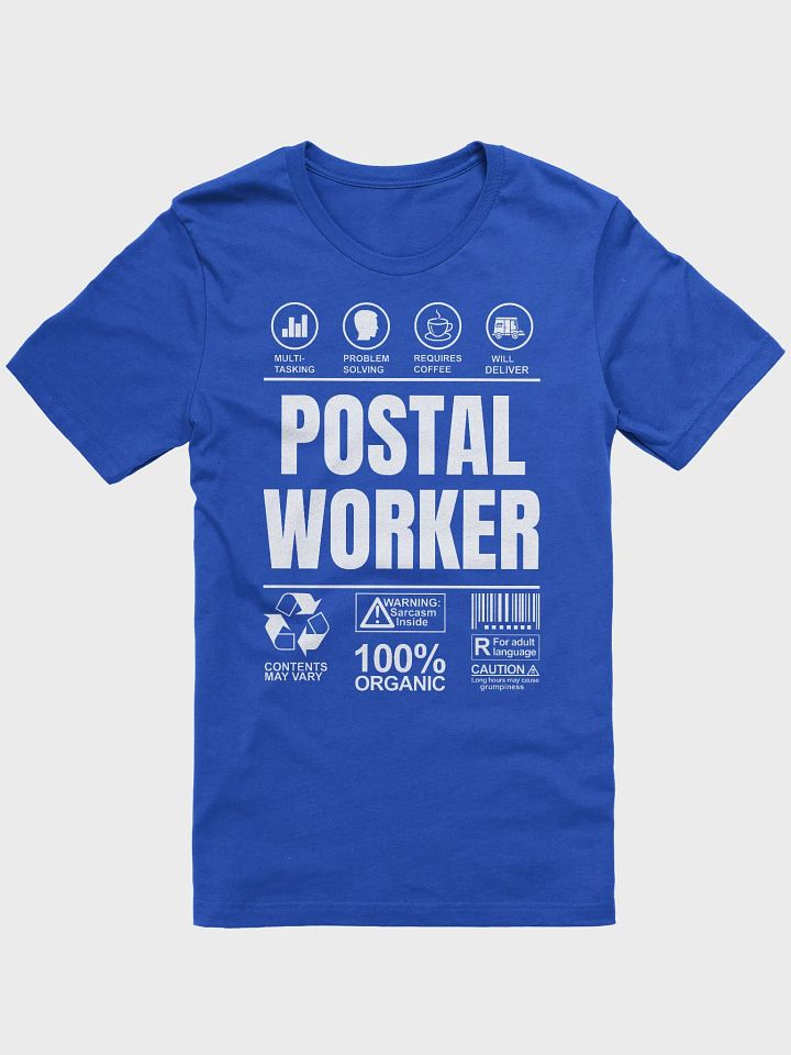 POSTAL WARNING LABEL UNISEX TEE product image (9)