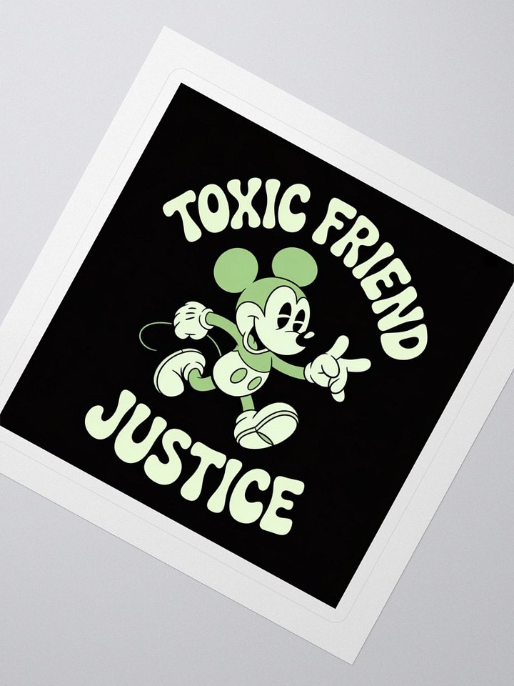 Vintage Justice Mouse Kiss Cut Stickers product image (2)
