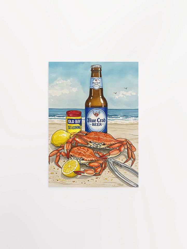 Old Bay and Blue Crab Bliss Poster product image (5)