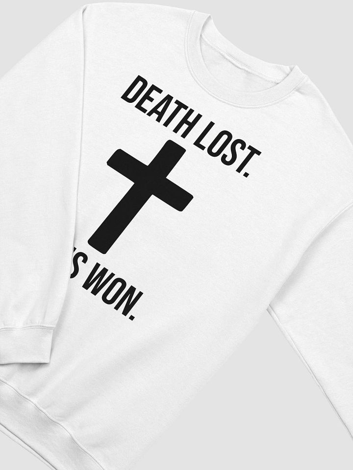 Death Lost, Jesus Won – Victory in Christ Sweatshirt product image (10)