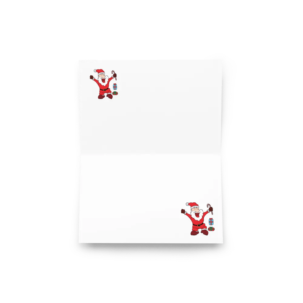 Jolly Santa Christmas Greeting Card product image (8)