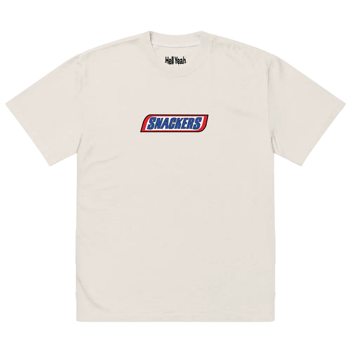 SNACKERS Bold Logo Oversized Tee product image (2)