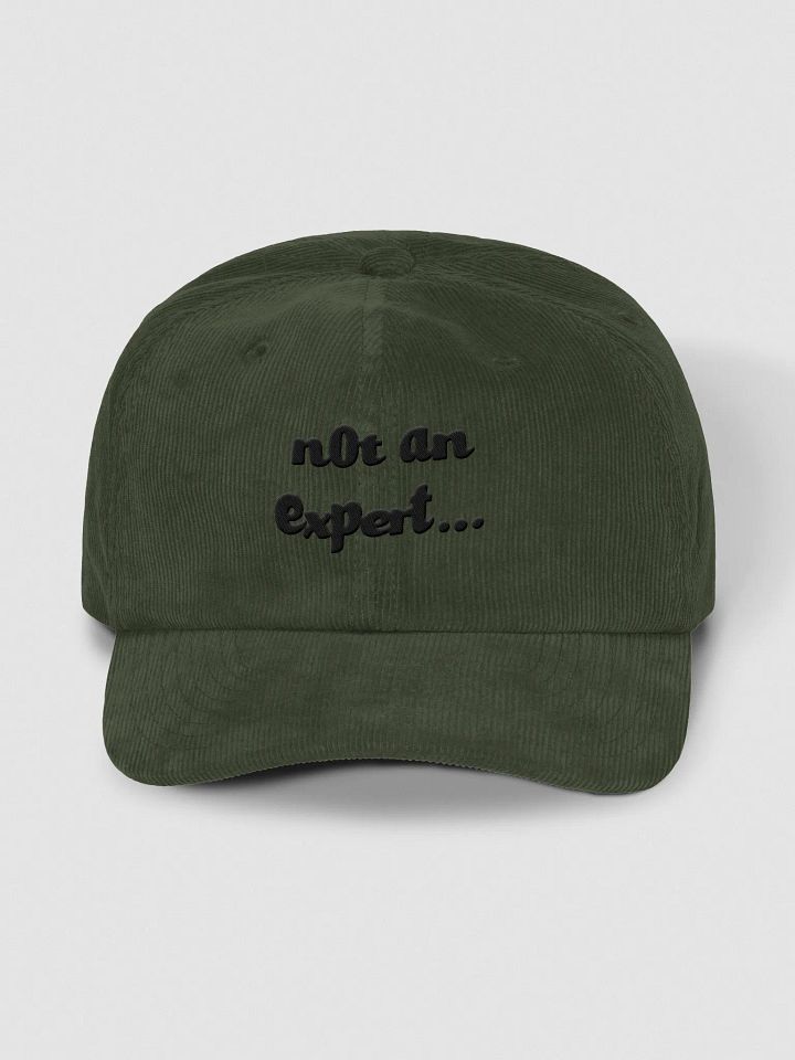 "not an expert..." Camel Corduroy Cap product image (9)