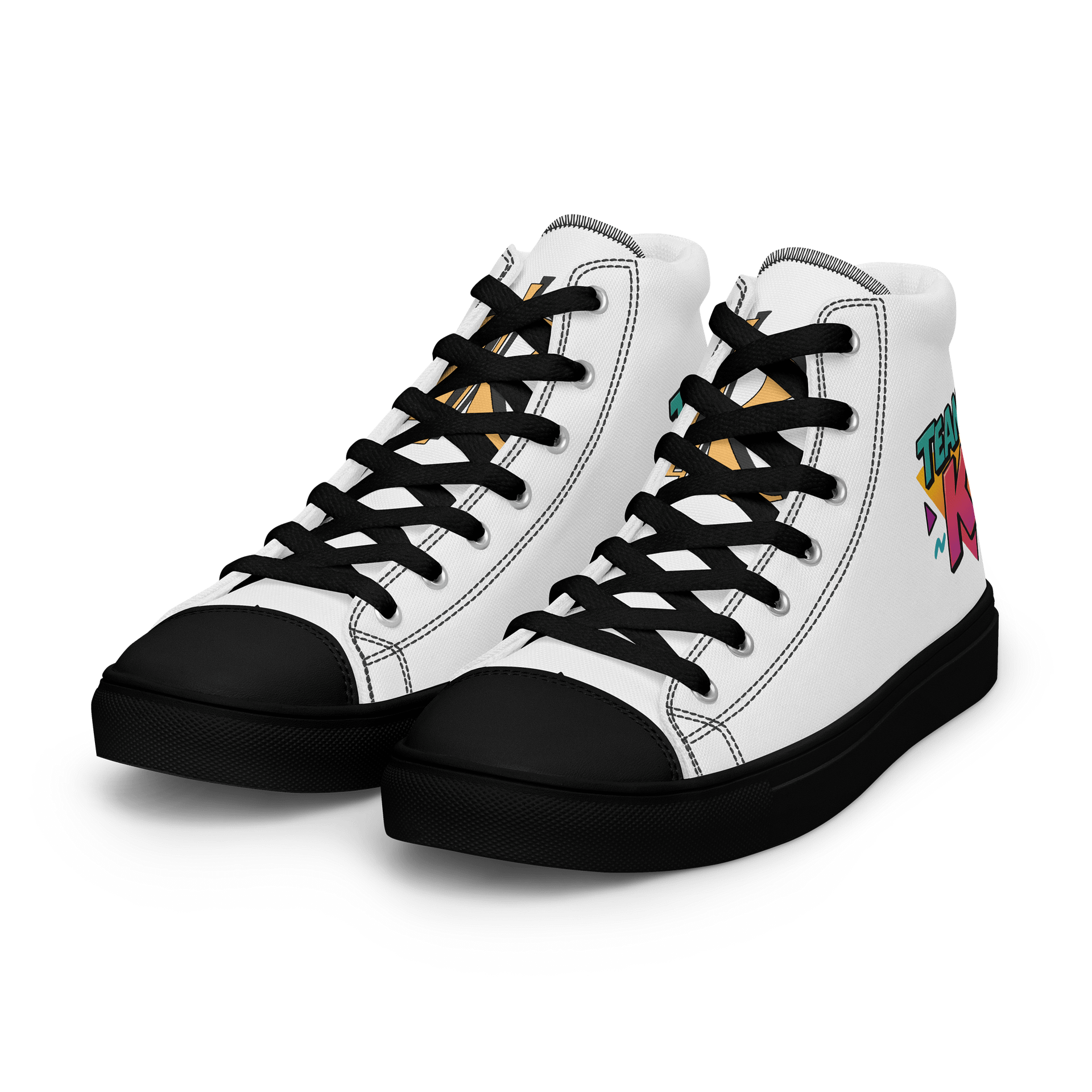Team K 1990's Women's High Top Canvas Shoes product image (9)