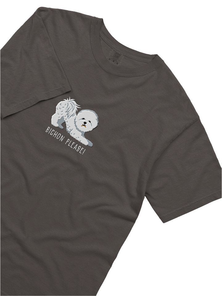 Bichon Please! T-Shirt(Embroidered) of a Bichon Frise product image (2)