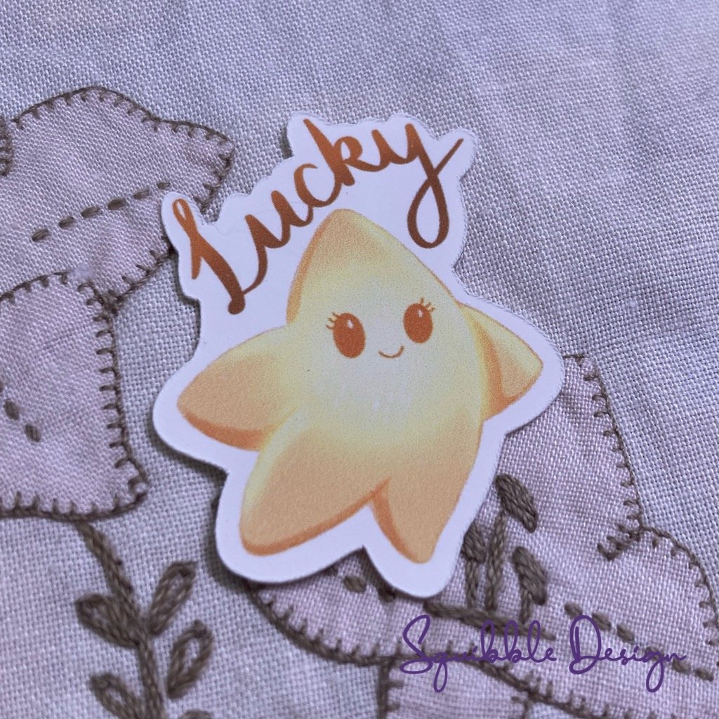 Vinyl Sticker - Lucky Star product image (1)