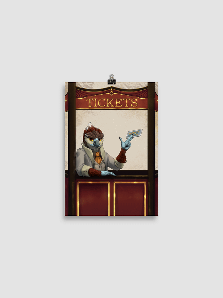 Te'anos ticket Paper Poster (cm) product image (2)