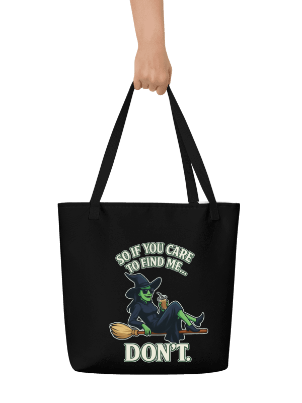 Wicked Witch Tote Bag – All-Over Print with Pocket – Broadway Gift Idea product image (2)