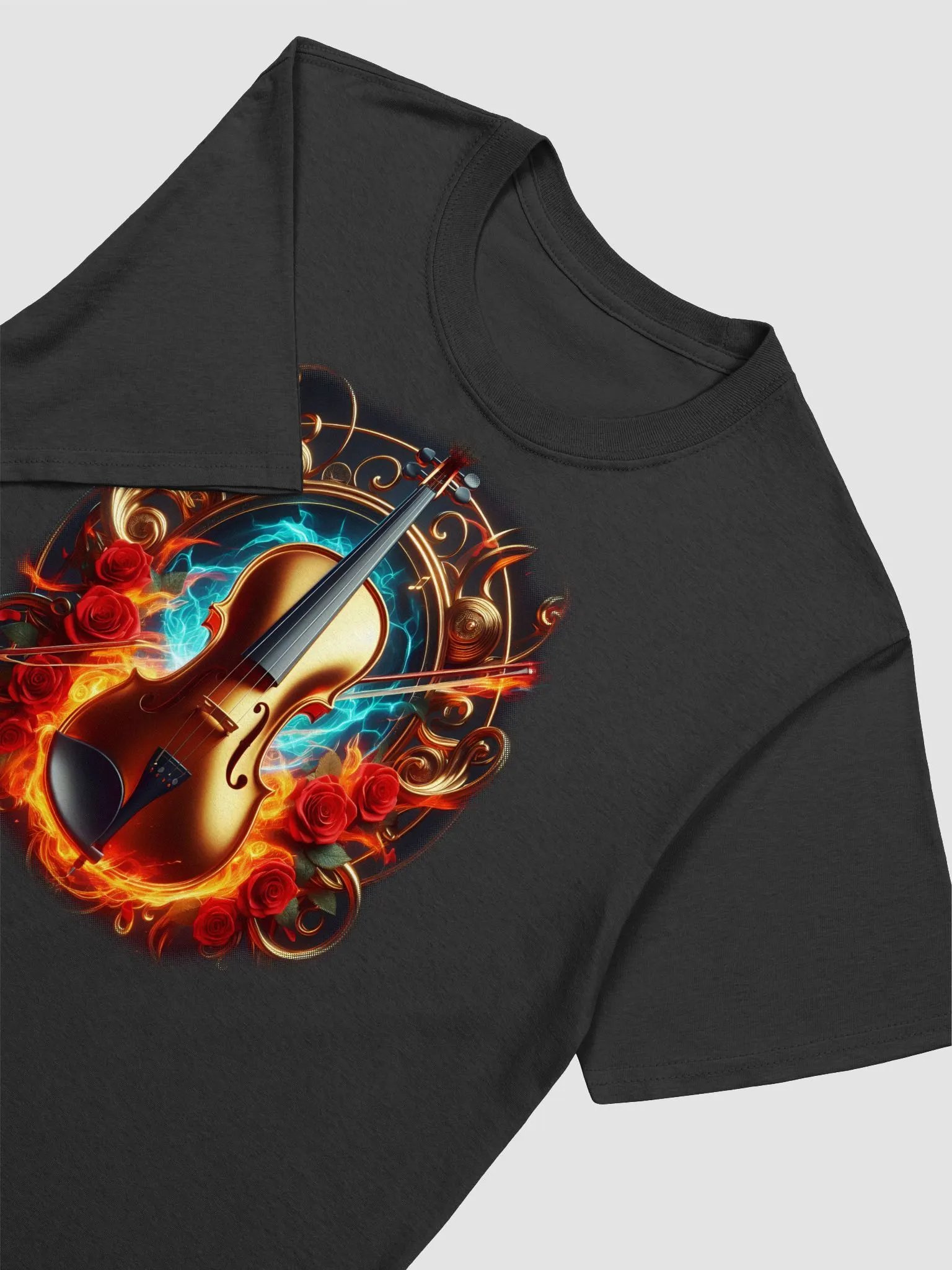 Elegance in Harmony - Unisex Violin T-Shirt #30 product image (3)
