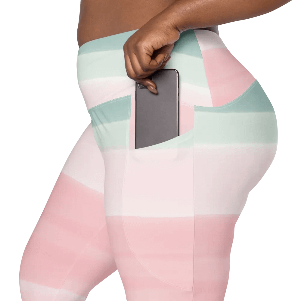 Pastel Dreams Crossover Leggings with Pockets product image (8)