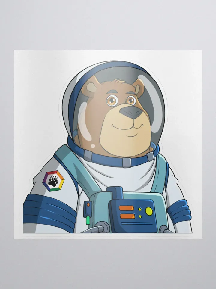 AstroBehr Sticker: Space Captian! product image (1)