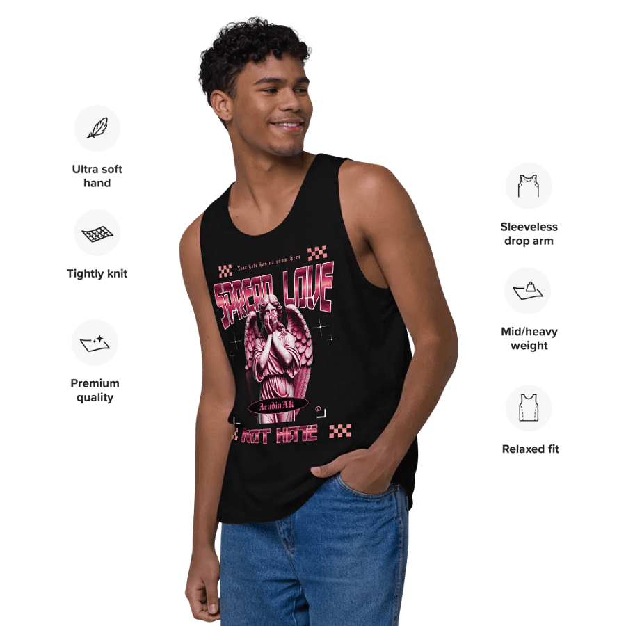 Spread Love Not Hate Tank product image (12)