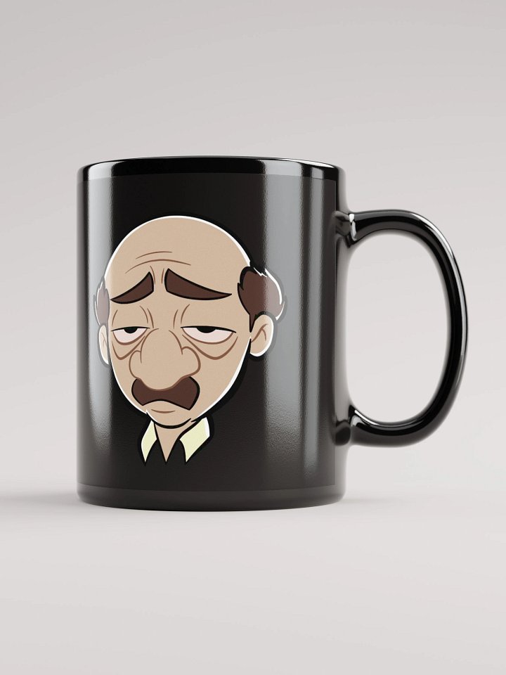 ☕️ Harut Face Mug – Black Ceramic product image (1)