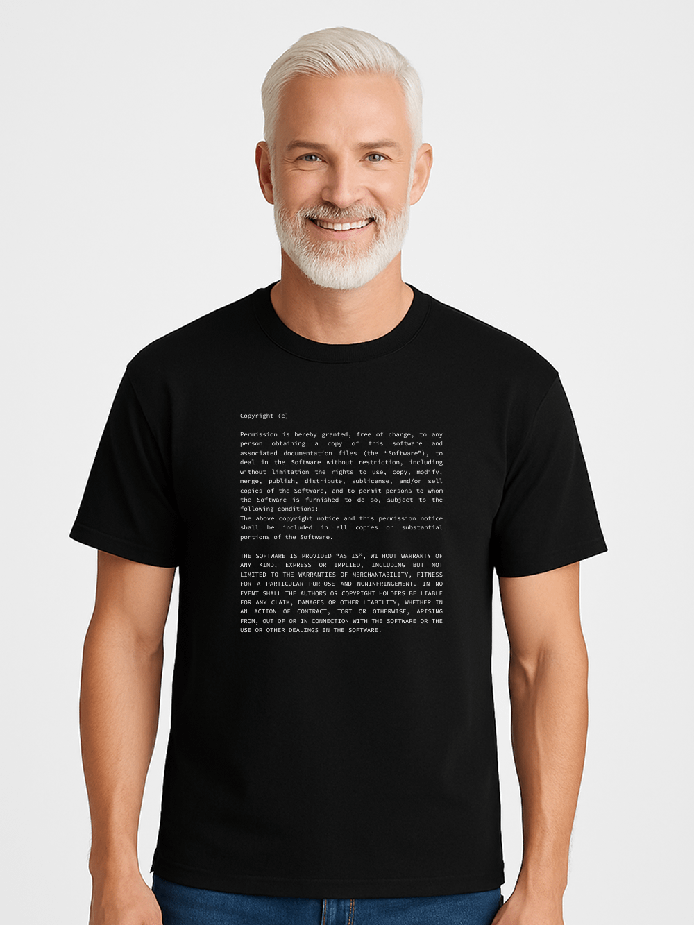 MIT license t-shirt product image (1)