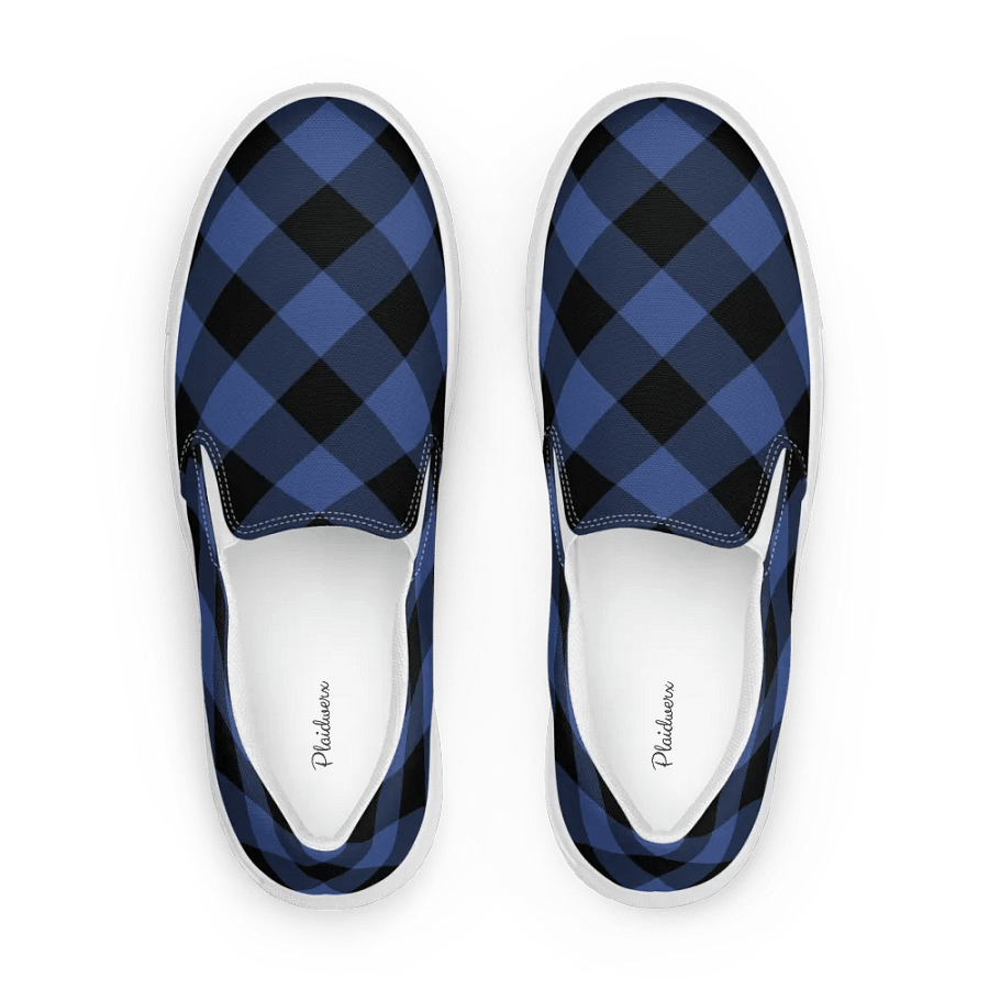 Lapis Buffalo Plaid Women's Slip-On Shoes product image (1)