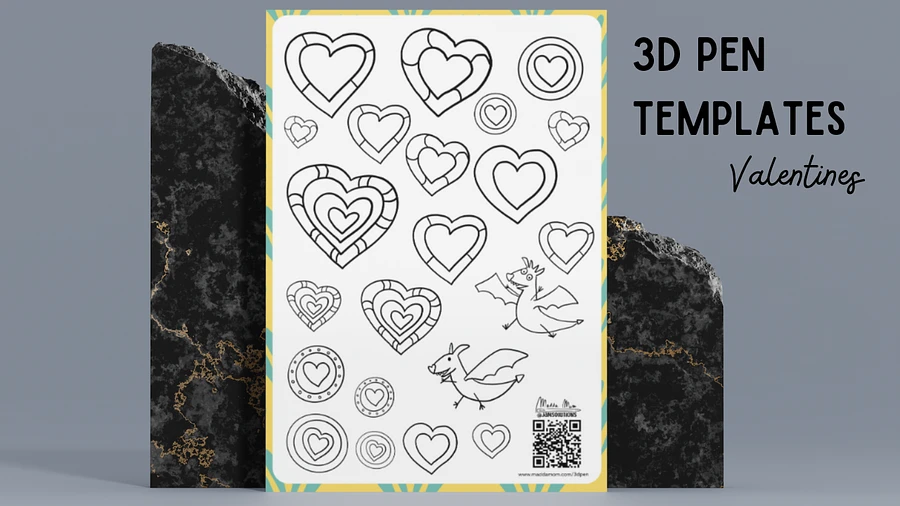 3DPen Template: Valentines product image (2)