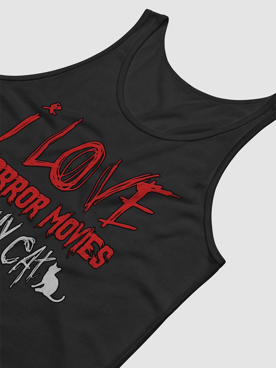 I Love Horror Movies And My Cat Tank Top product image (14)