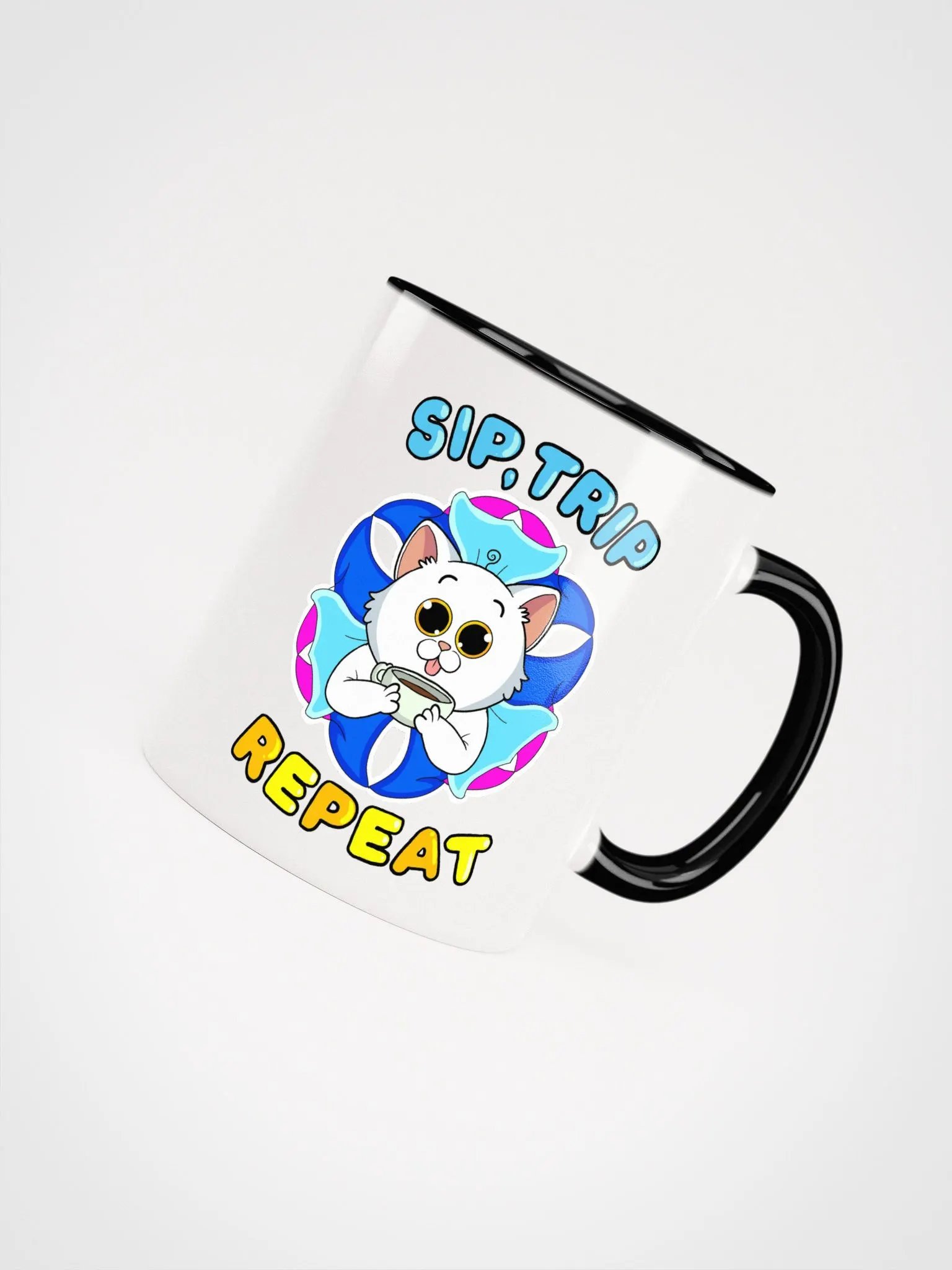 Sip, Trip, Repeat - Mug with Color Inside product image (5)