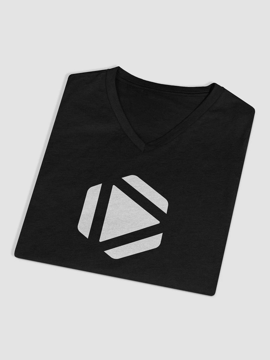 Abstract Monochrome V-Neck Tee product image (3)