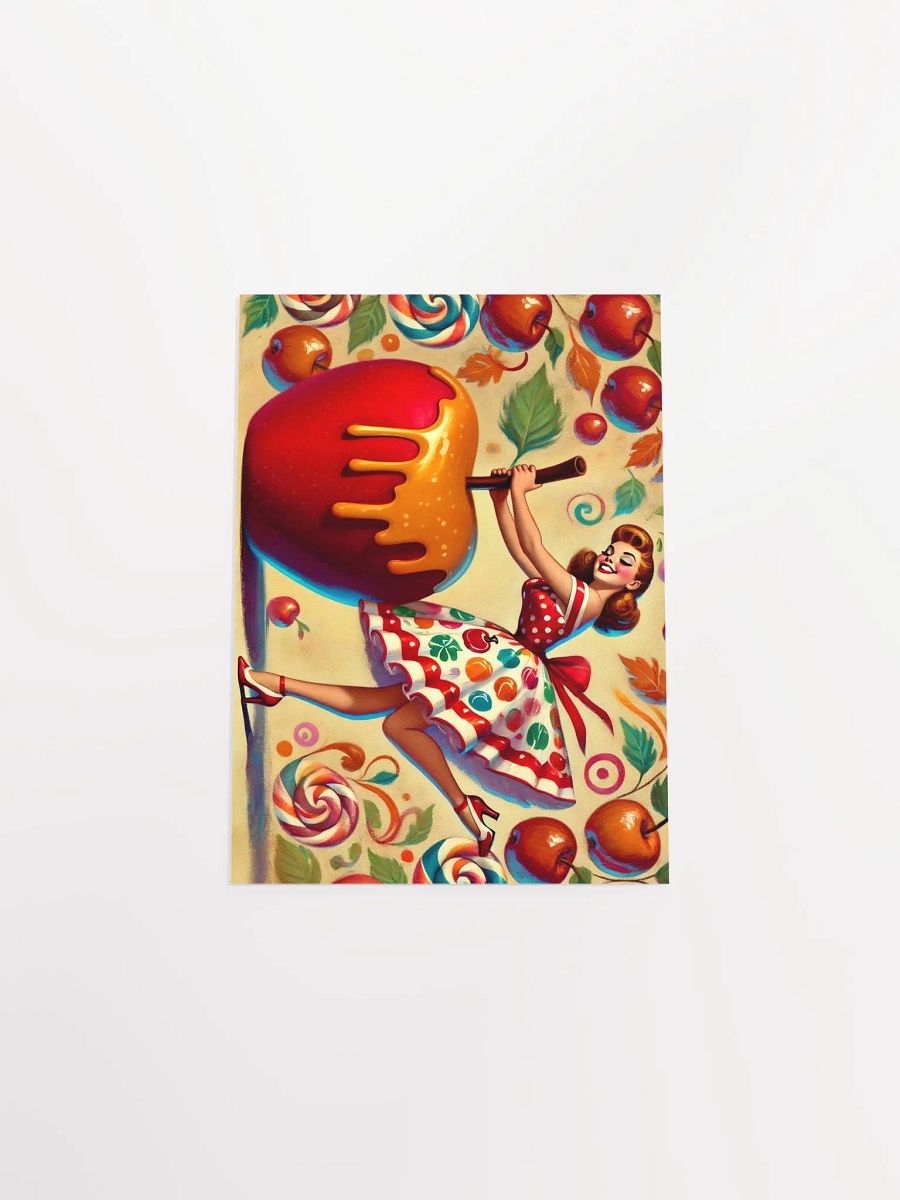 Whimsical Candy Apple Delight Poster product image (4)