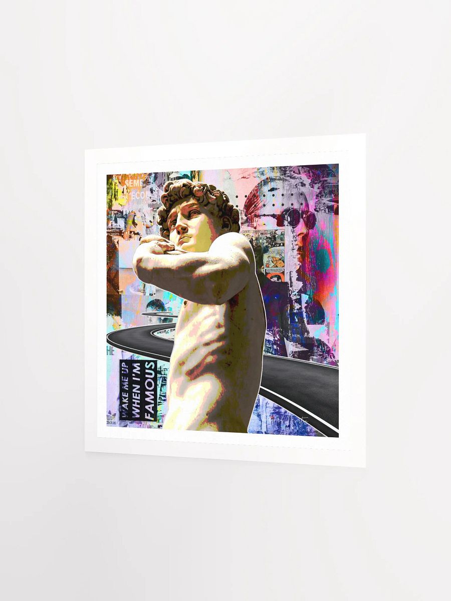 'Wake Me Up When I am Famous' by Edward Martin Mixed Media Collage product image (3)