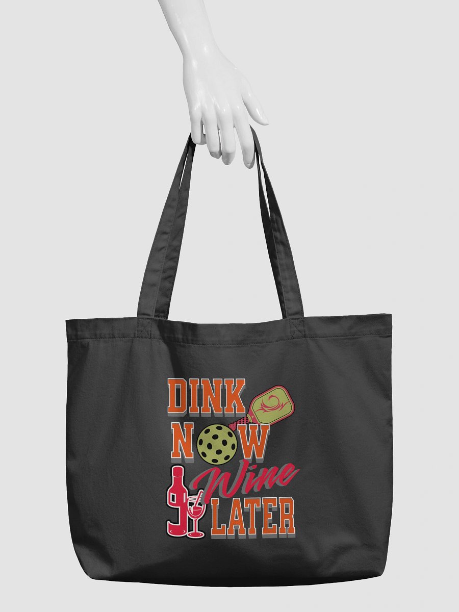 Dink Now Wine Later Pickleball Eco Tote product image (3)