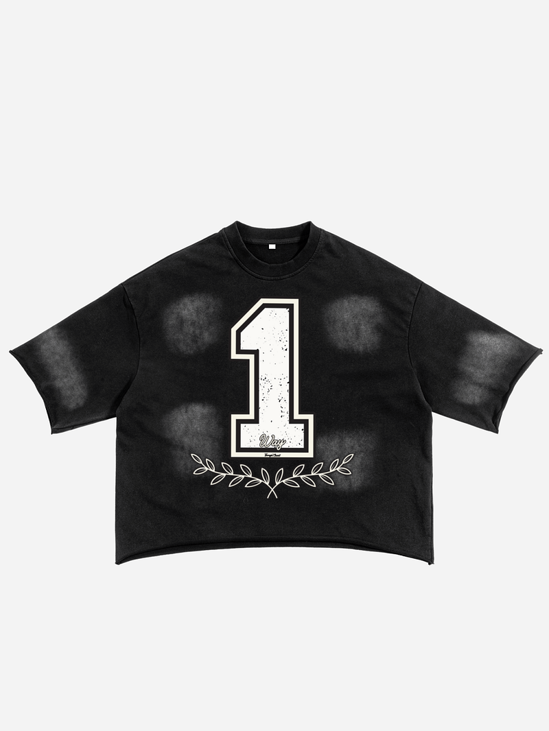 ✝️ ONE WAY Cropped Tee