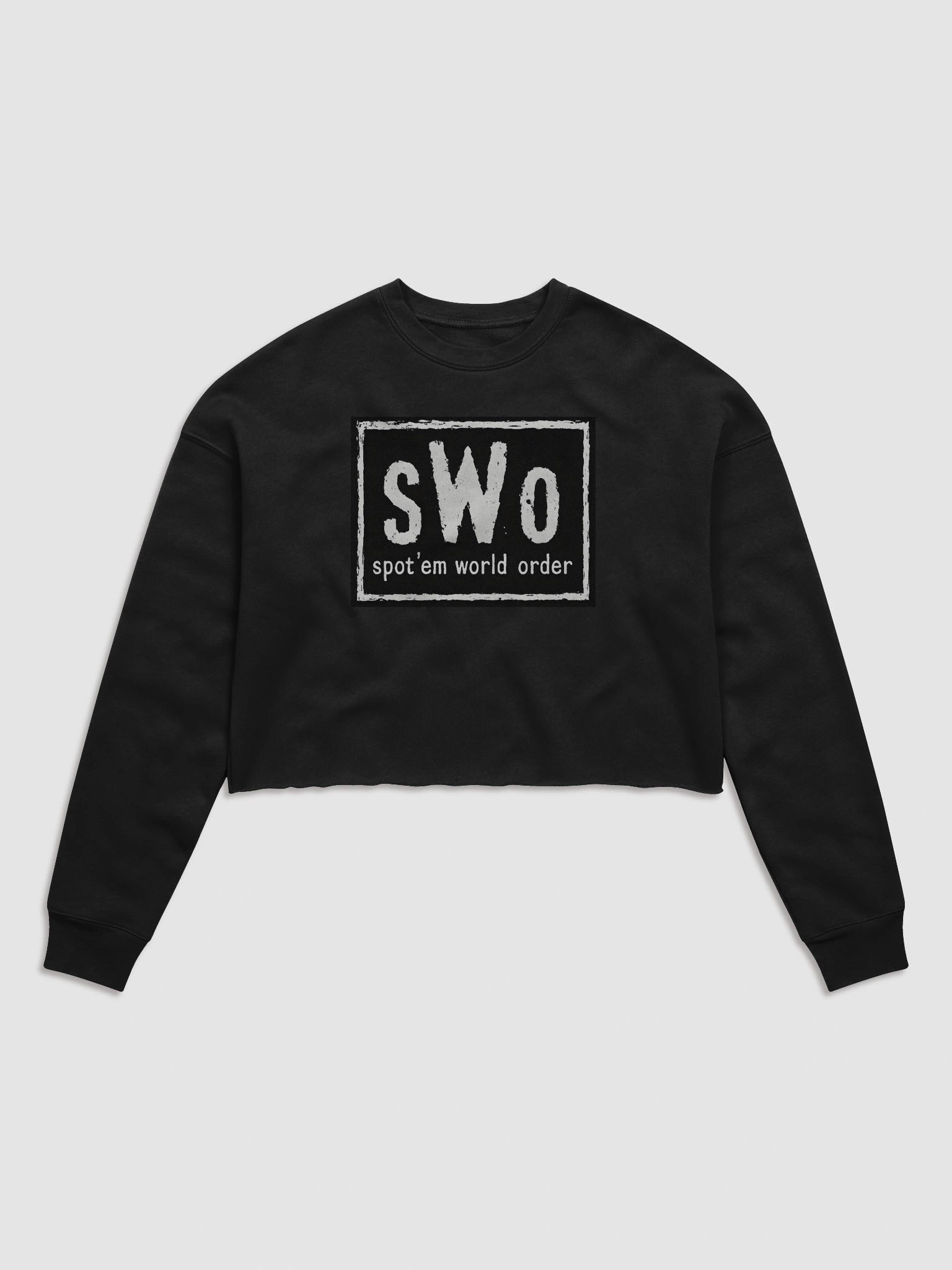 sWo Women's Crop Fleece Sweatshirt product image (2)