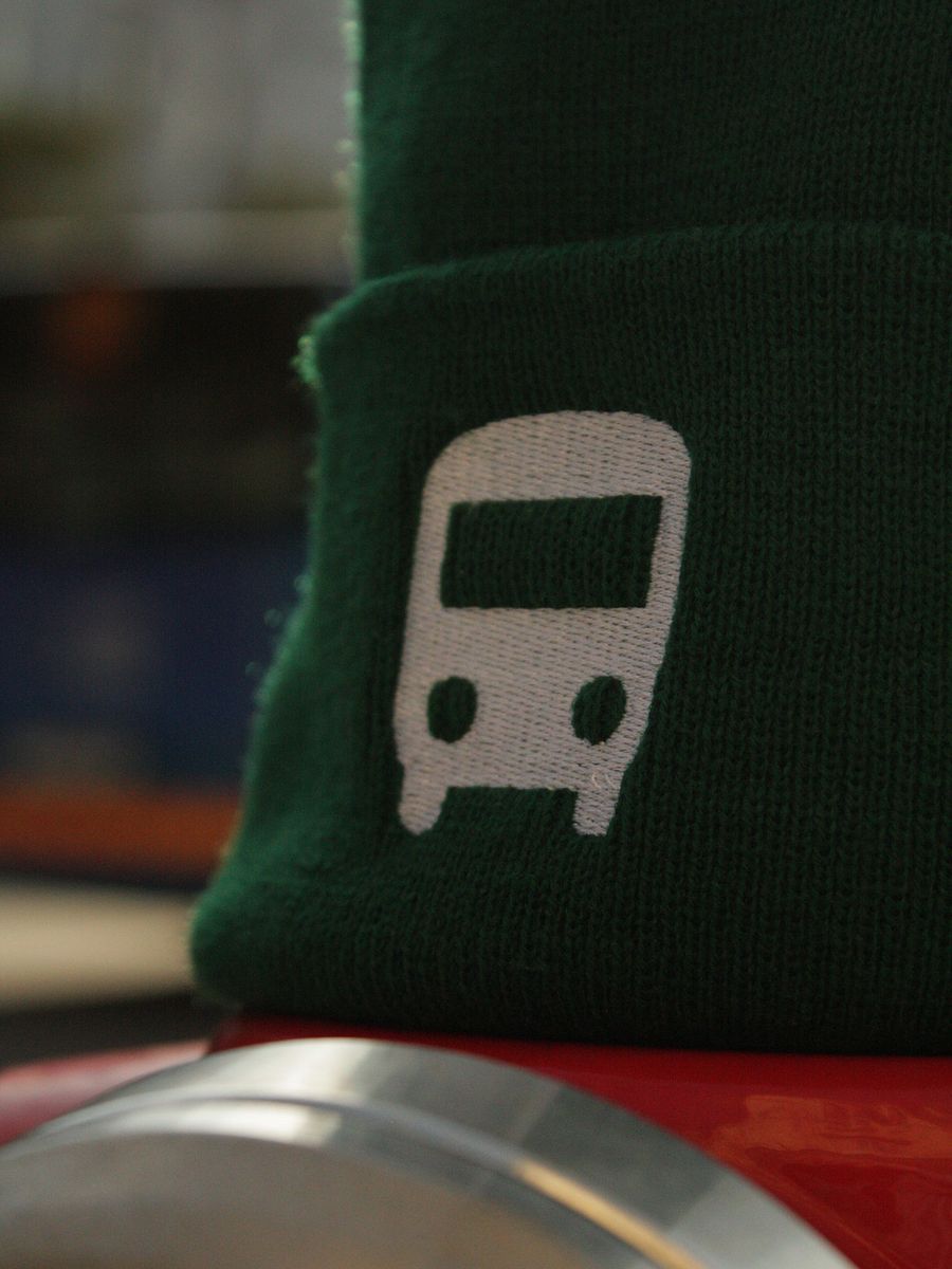 White Bus Beanie product image (19)