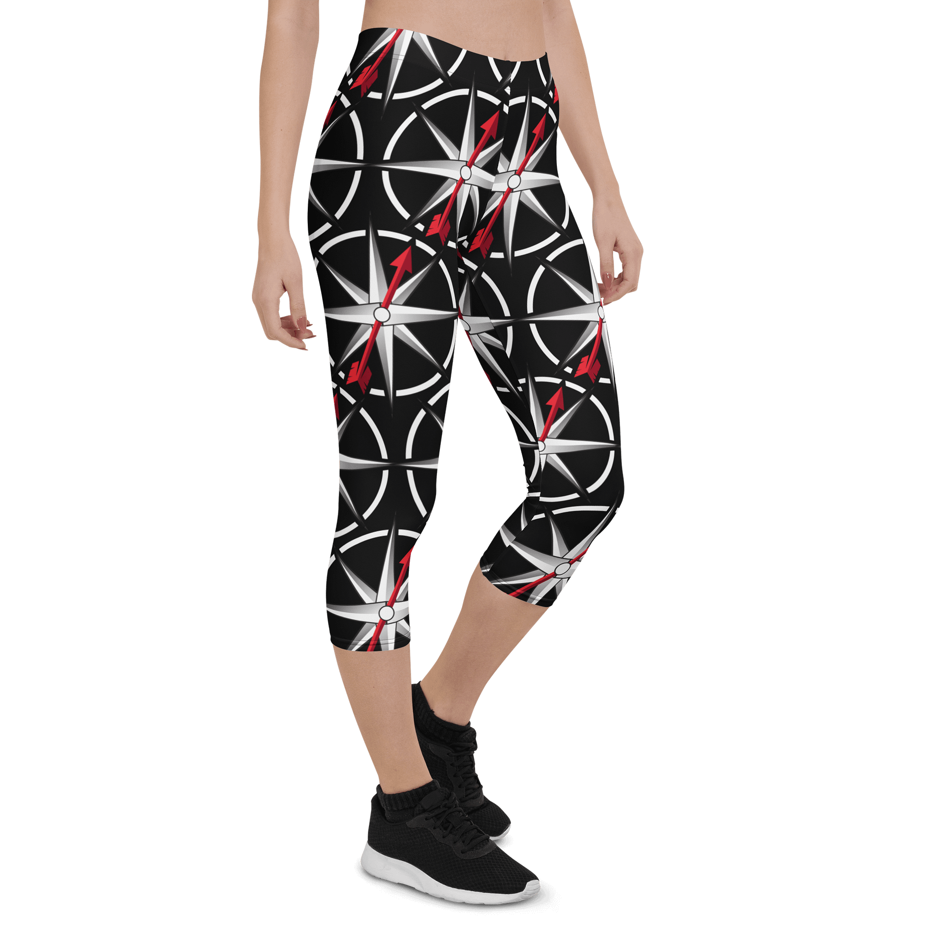 The Compass Trail Capri Leggings – Adventure in Every Step product image (7)