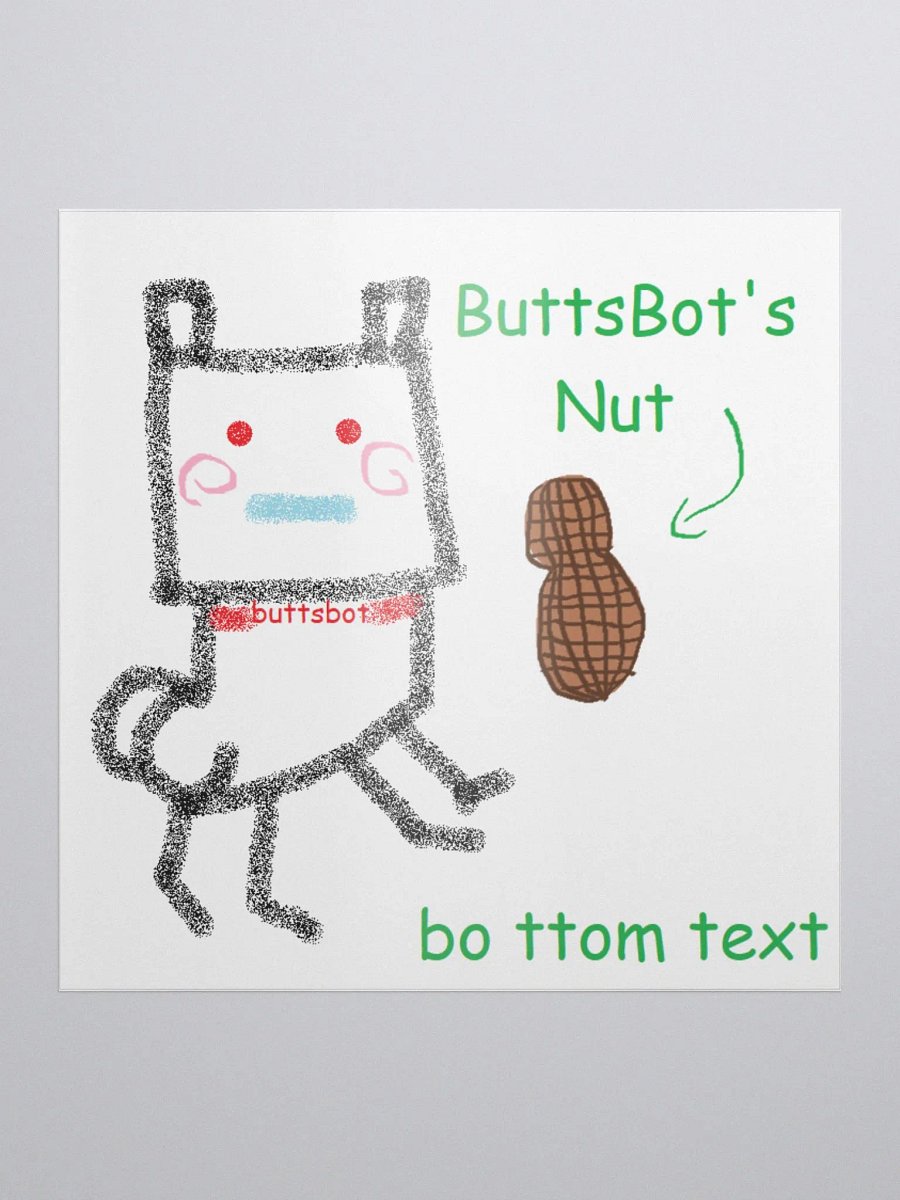 ButtsBot's Nut Sticker product image (1)