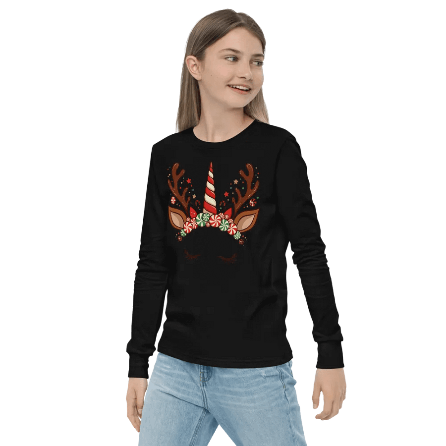 Candyland Antler Unicorn Black product image (3)