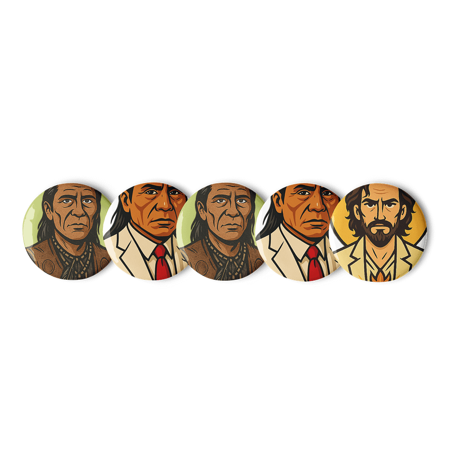 Walking Crow x Reverend Maynard: Resurrection Button Pin Set (5-Pack) product image (2)