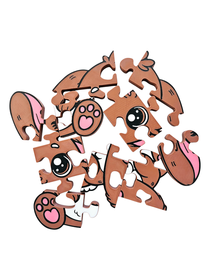 Bunny 3D Printed Jigsaw Puzzle– A Hoppy Adventure in Every Piece! product image (2)