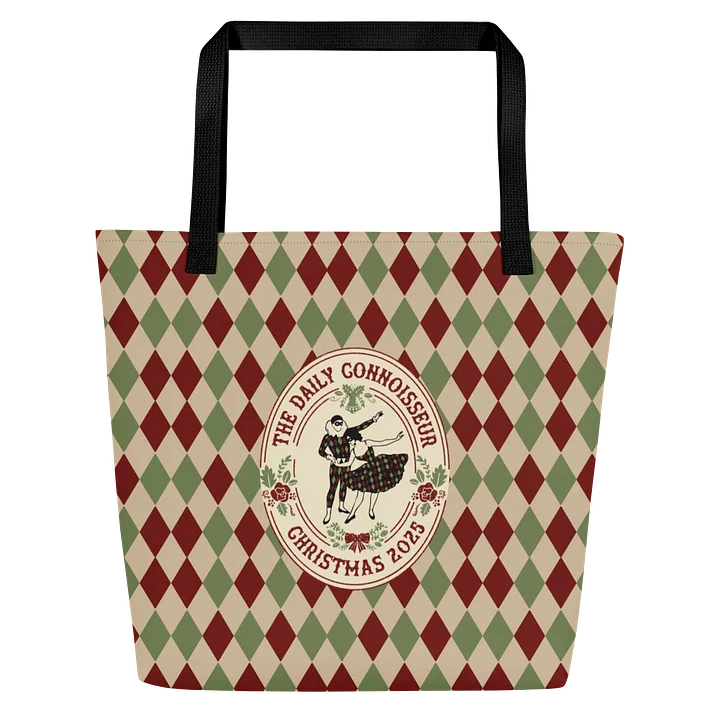 Harlequin Christmas Tote Bag product image (1)