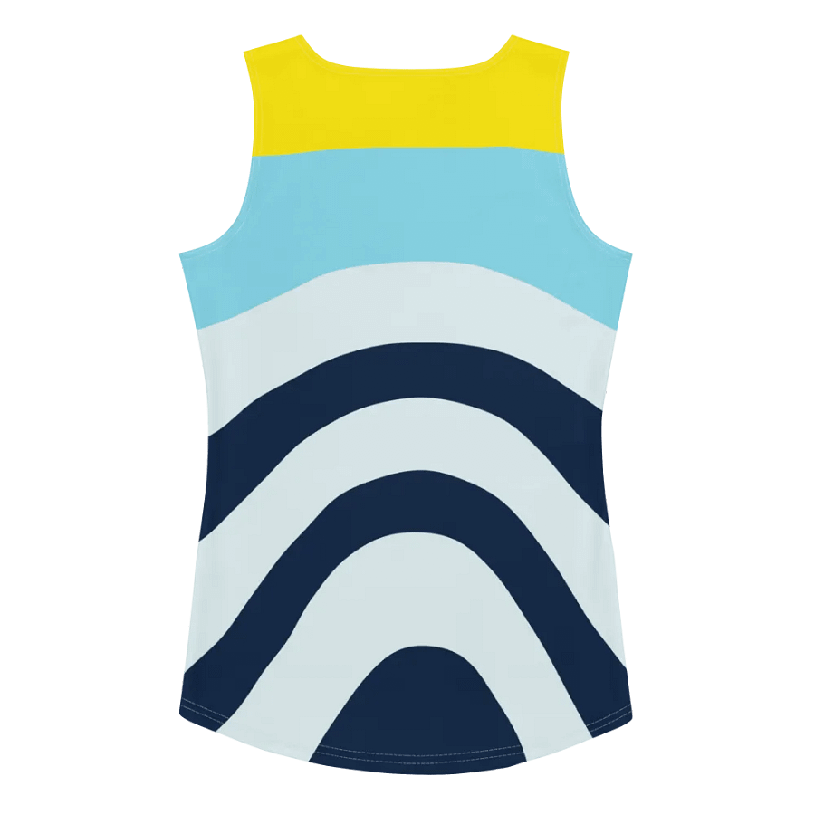 Blue Sunset Waves Women's Tank Top product image (10)