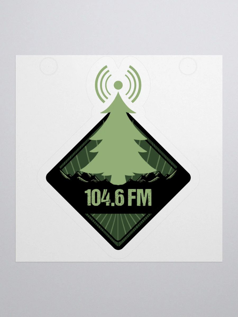 104.6 FM Kisscut Sticker product image (1)