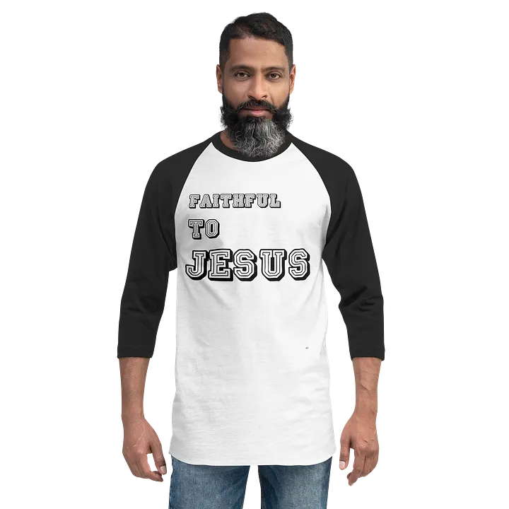 JESUS IS FAITHFUL Tultex Fine Jersey Raglan Tee product image (6)