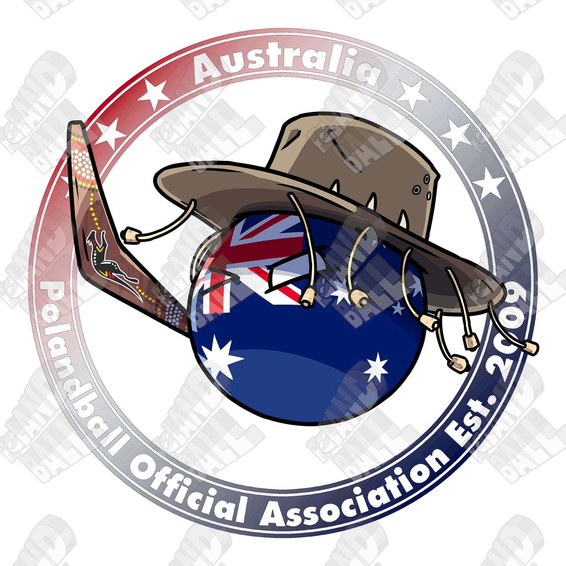 Polandball Official Association T-shirt - Australia product image (5)