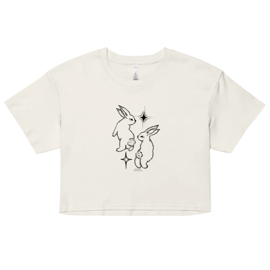 magical bunny- friends ecru shirt product image (4)