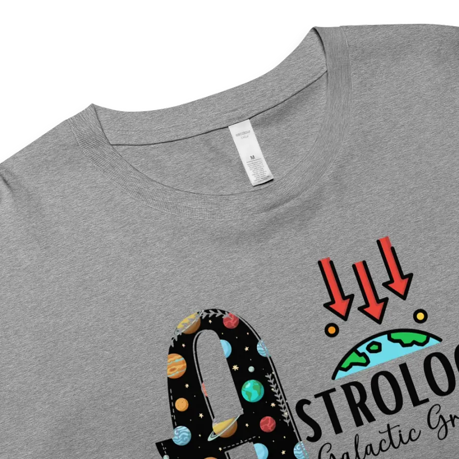 Galactic Gravity Astrology Solar System Zodiac Quantum Physics Cozy crop top! Astrology gift! product image (2)