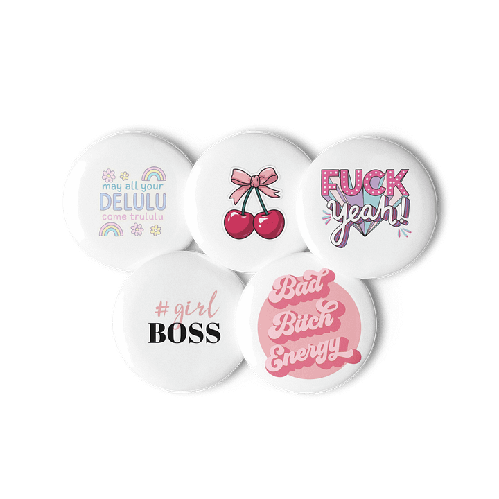 3D Bad Bitch Energy Pins Set product image (3)