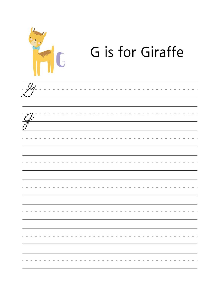 Cursive Writing Worksheets with Animal ABCs product image (4)