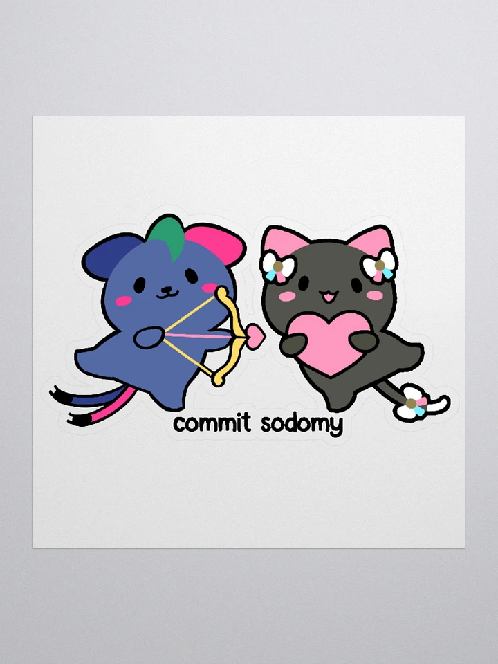 Gimme Your Heart, Commit Sodomy! Valentines Day Stickers product image (1)