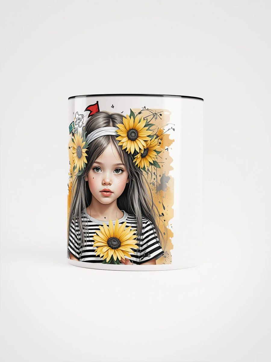 Sunflower Girl Ceramic Mug product image (5)